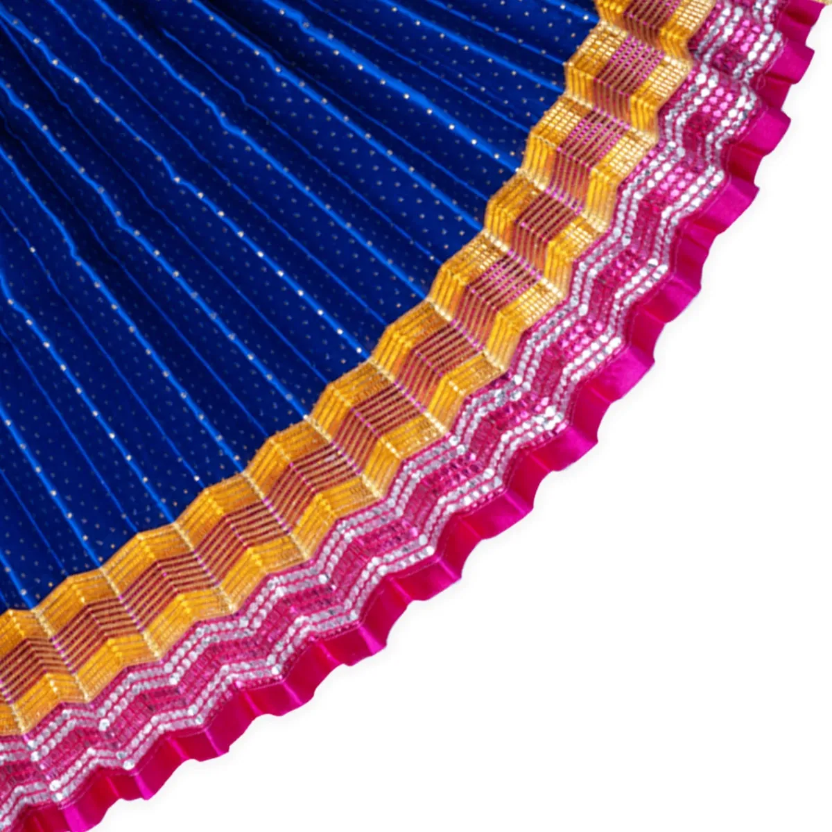 Amman Pavadai - 15 x 29 Inches | Lehenga Patka/ Satin Devi Vastra for Deity Decor/ Assorted Colour