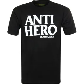 Anti-Hero Black Hero S/S Men's T-Shirt - Black/White
