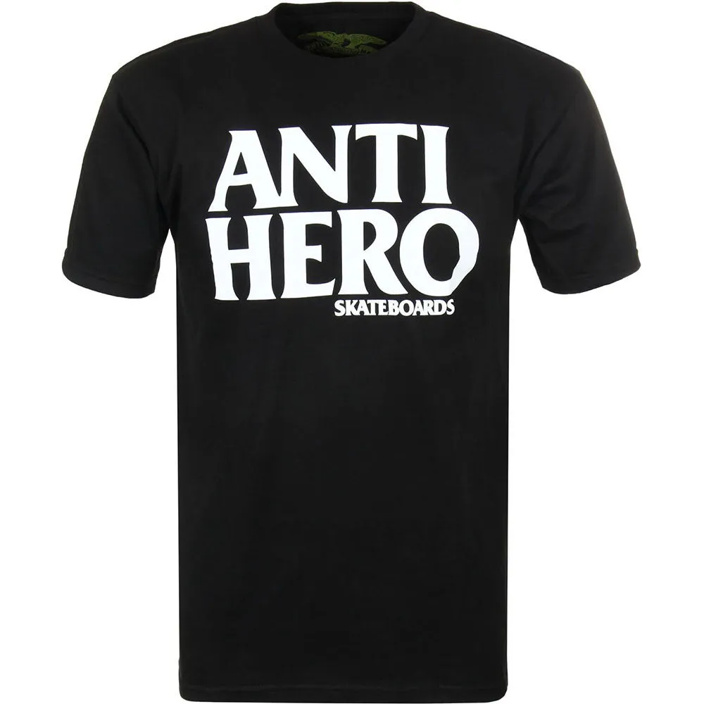 Anti-Hero Black Hero S/S Men's T-Shirt - Black/White