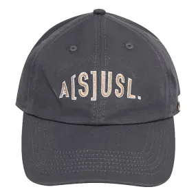 A[S]USL KIDS OUTLINE LOGO DAD CAP-SLATE