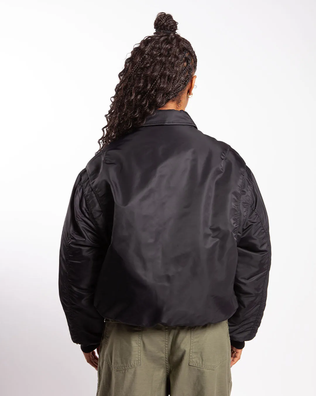 Brain Dead 3D Flight Jacket Black