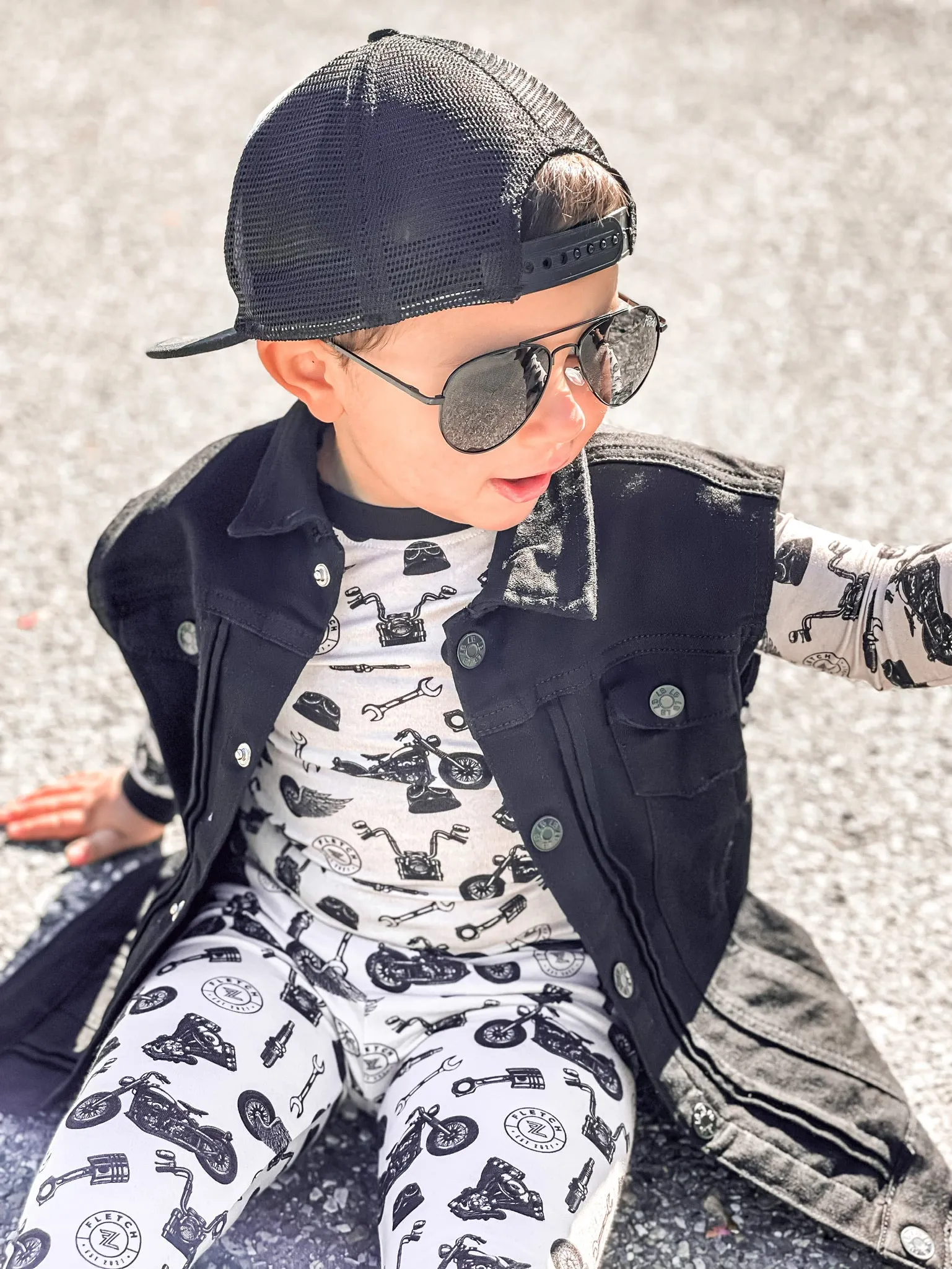 Burn Out 2 Piece Pajama Set: Core Collection