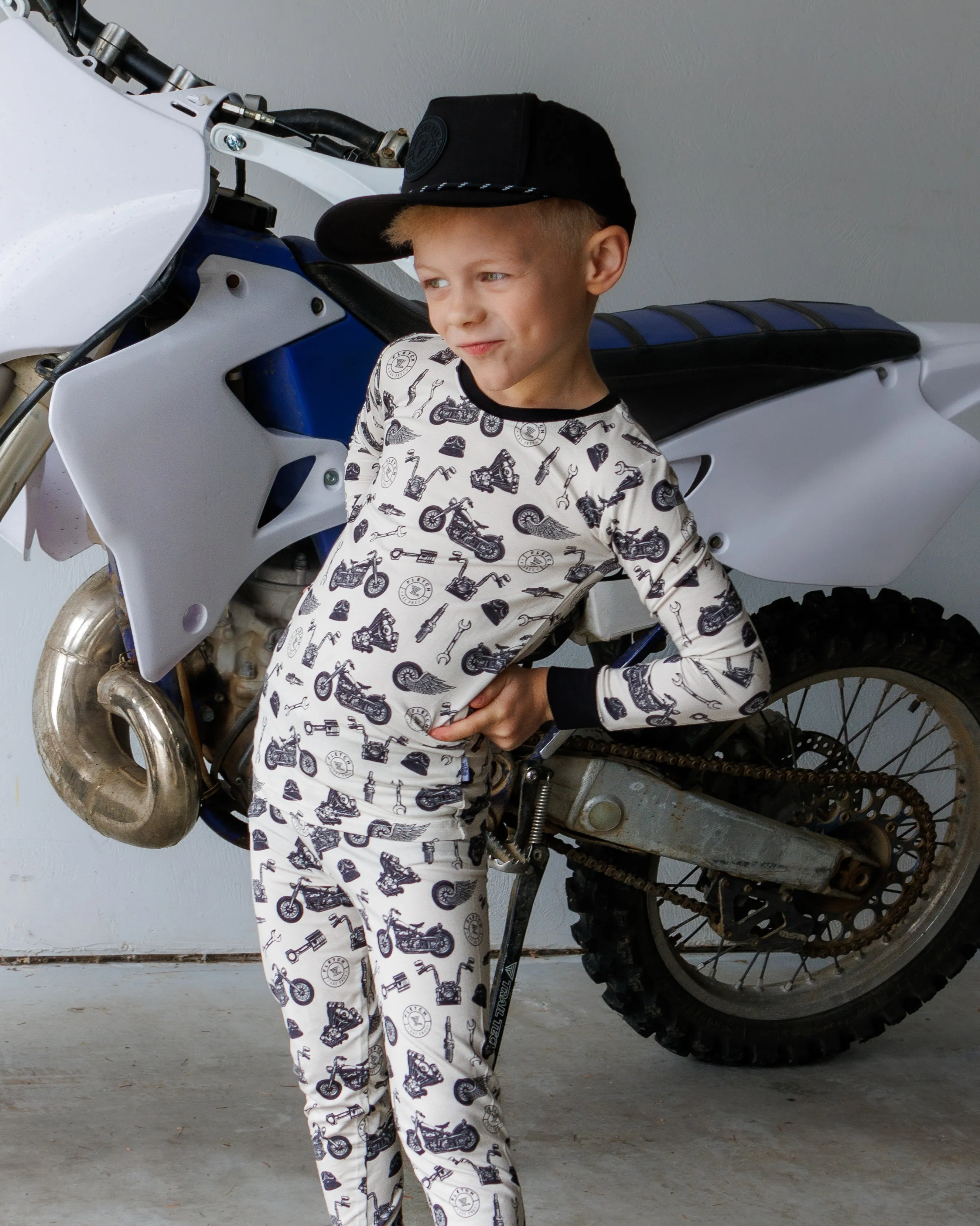 Burn Out 2 Piece Pajama Set: Core Collection