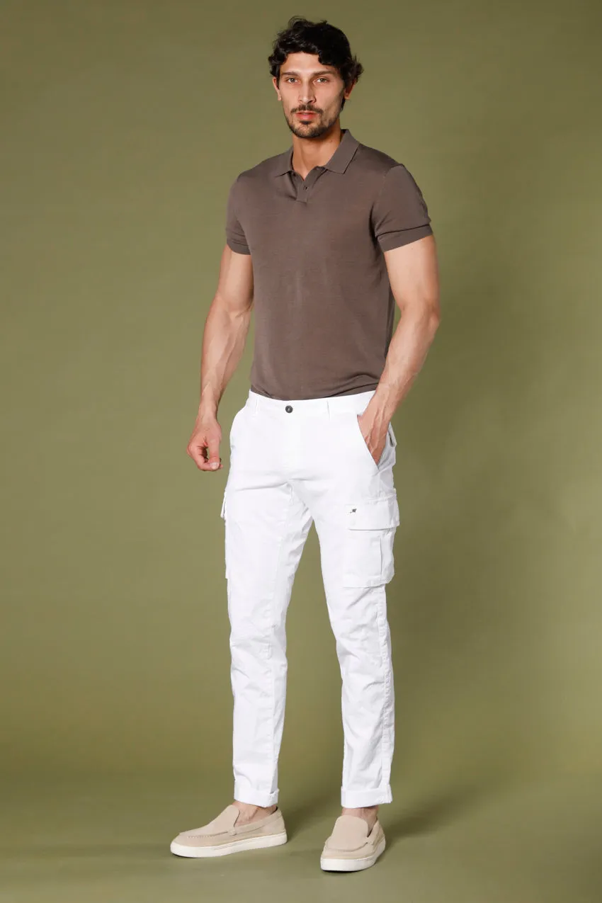 Chile pantalone cargo uomo in twill extra slim ①