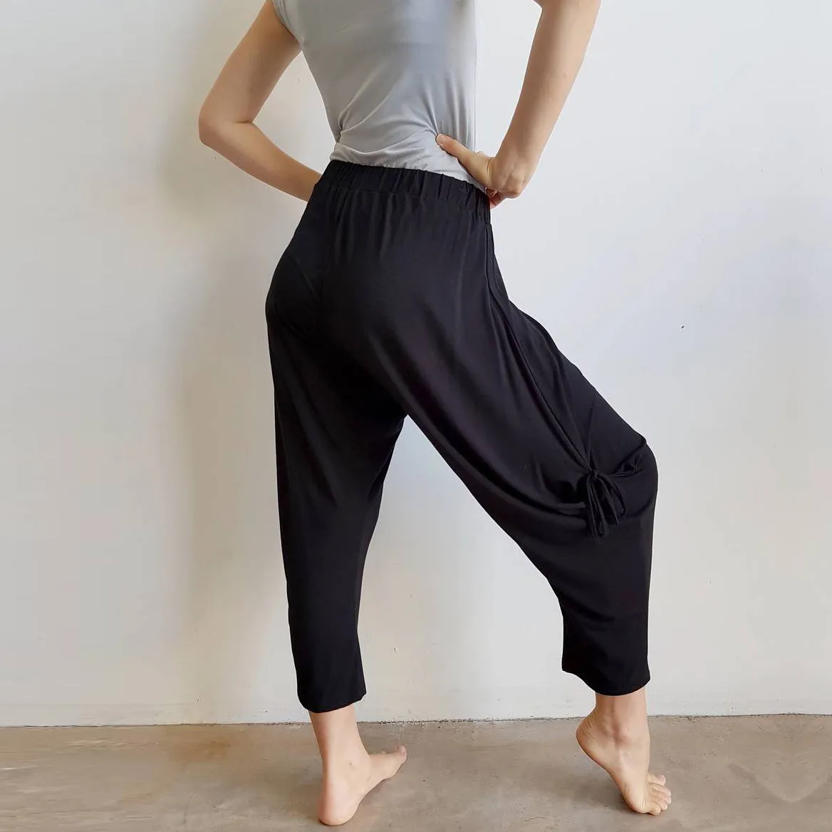 Chillaxed Drop Crotch Pant in Bamboo