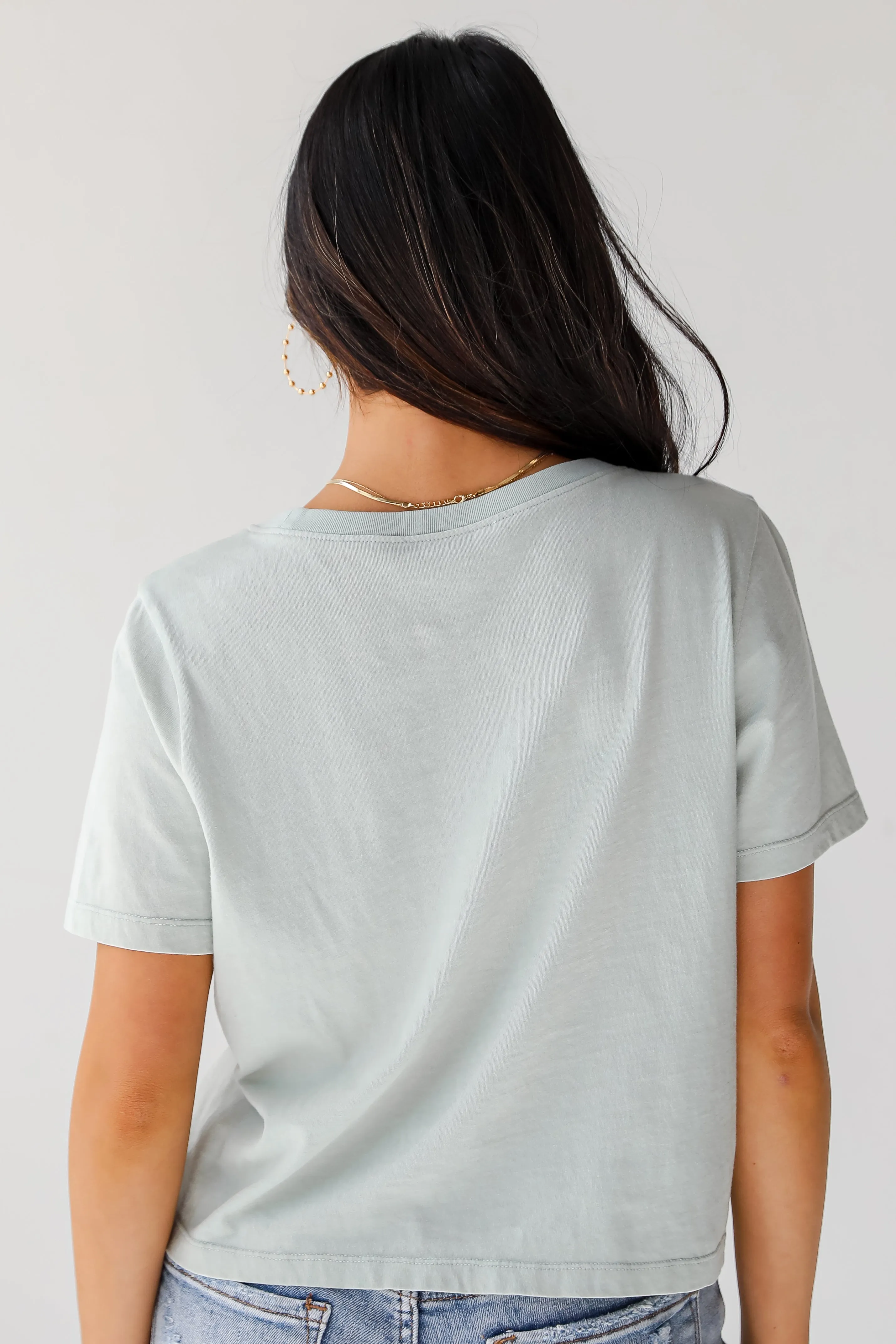 Ellie Everyday Cropped Tee - DU DEAL
