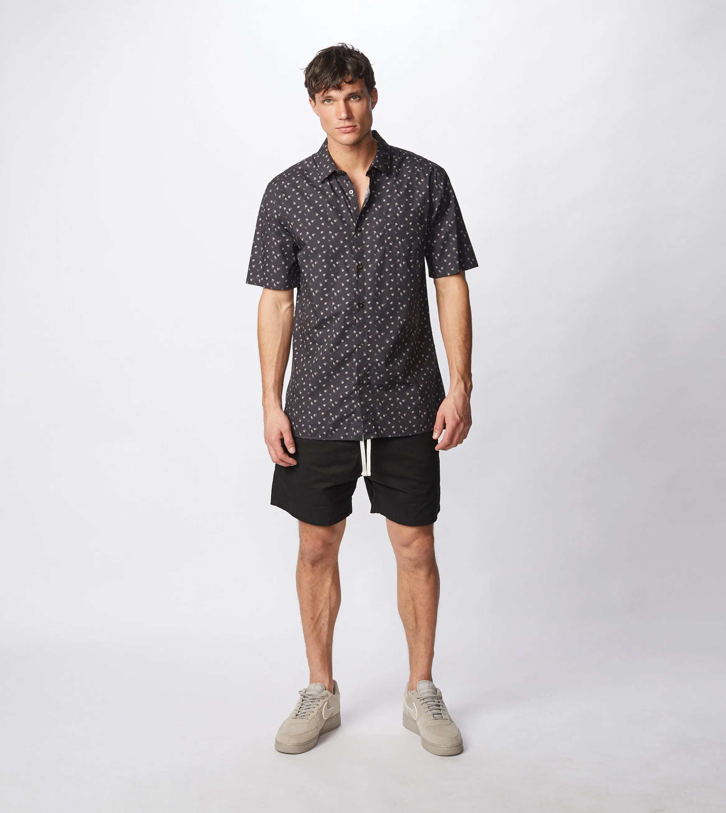 Fan SS Shirt Washed Black