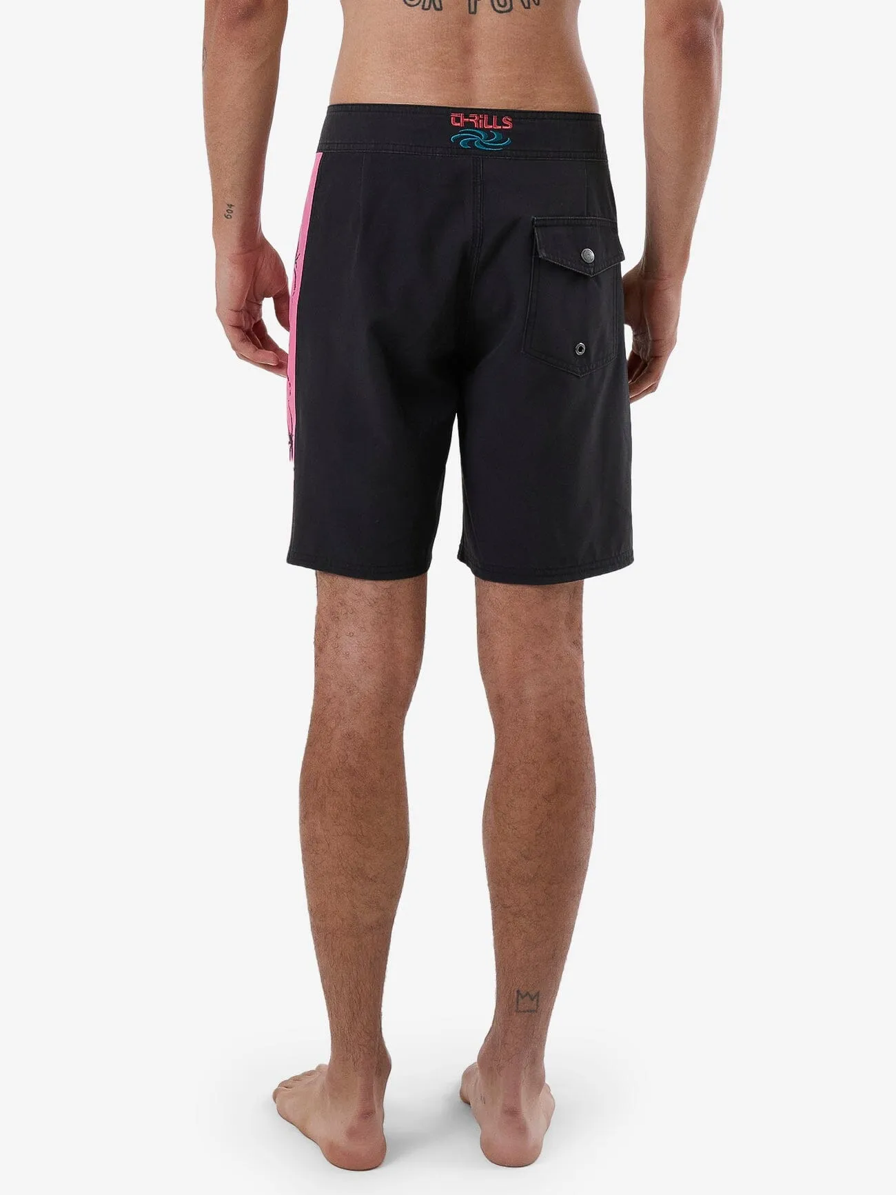 Firestarter Boardshort - Washed Black