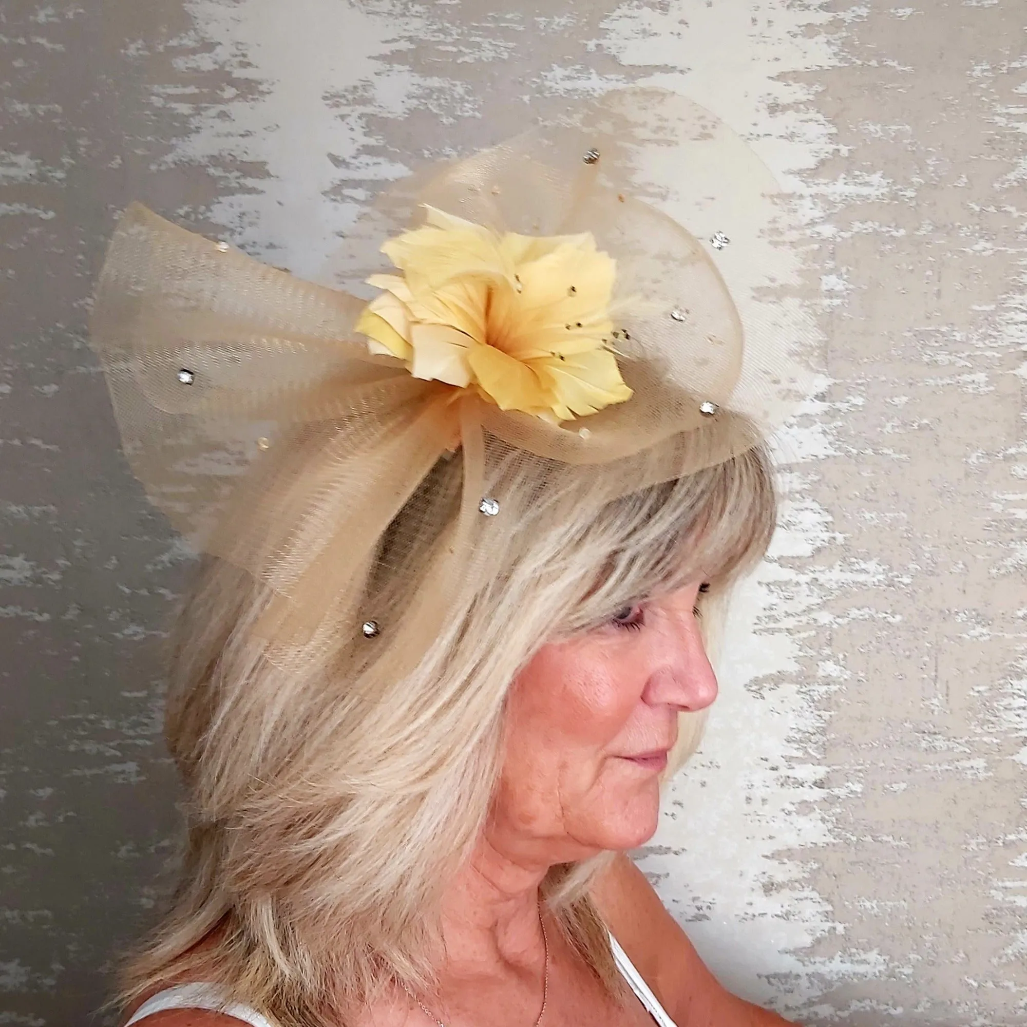 J Bees Large Hatinator with Diamante Detailing