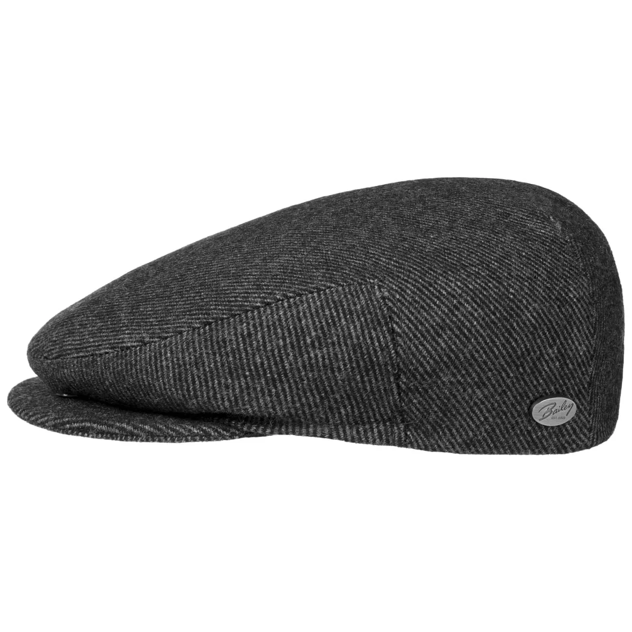 Lord Wool Twill Flat Cap by Bailey 1922