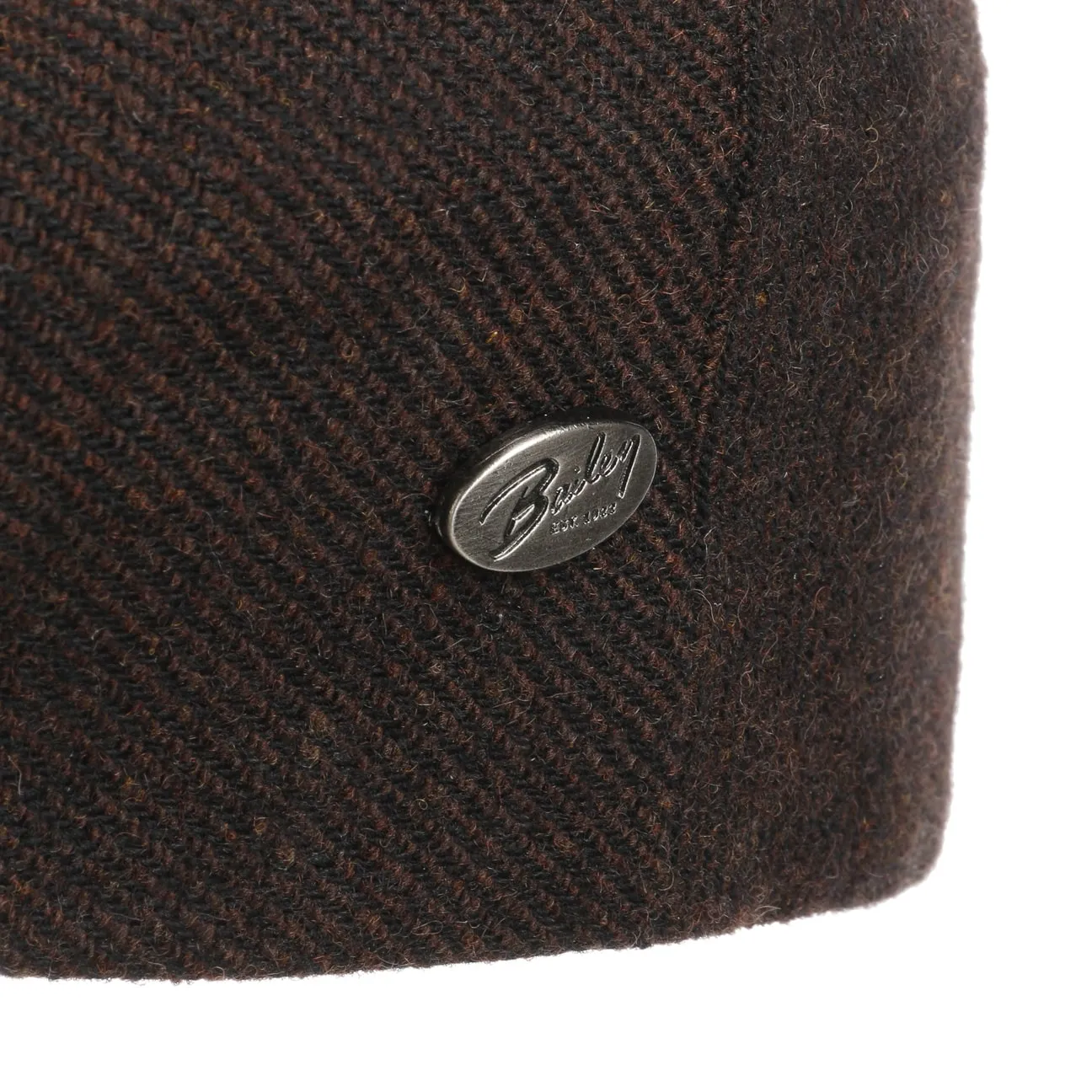 Lord Wool Twill Flat Cap by Bailey 1922