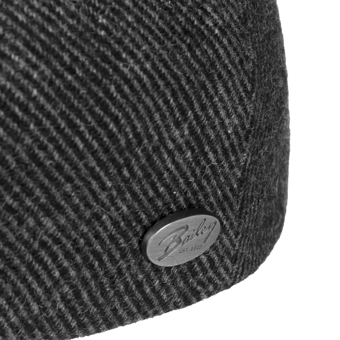 Lord Wool Twill Flat Cap by Bailey 1922