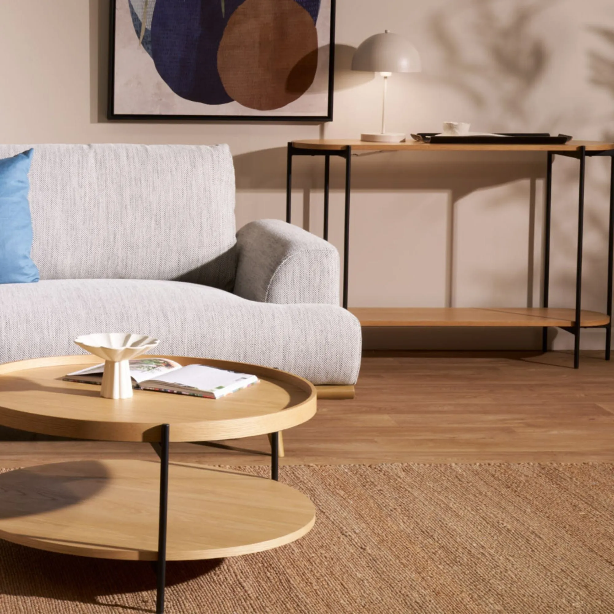 Montemart 2-Seat Sofa - Grey/Smoke