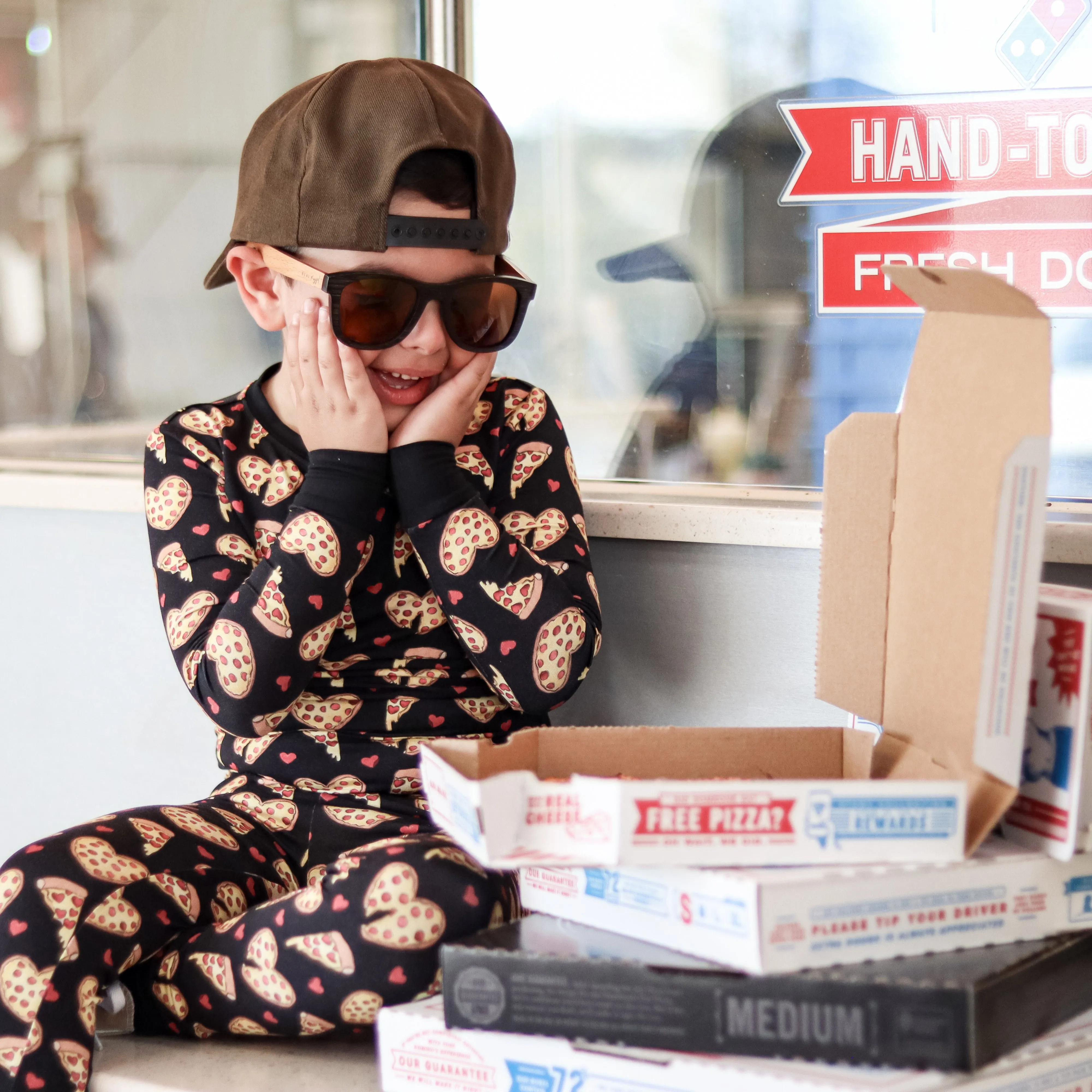 Pizza My Heart 2 Piece Pajama Set