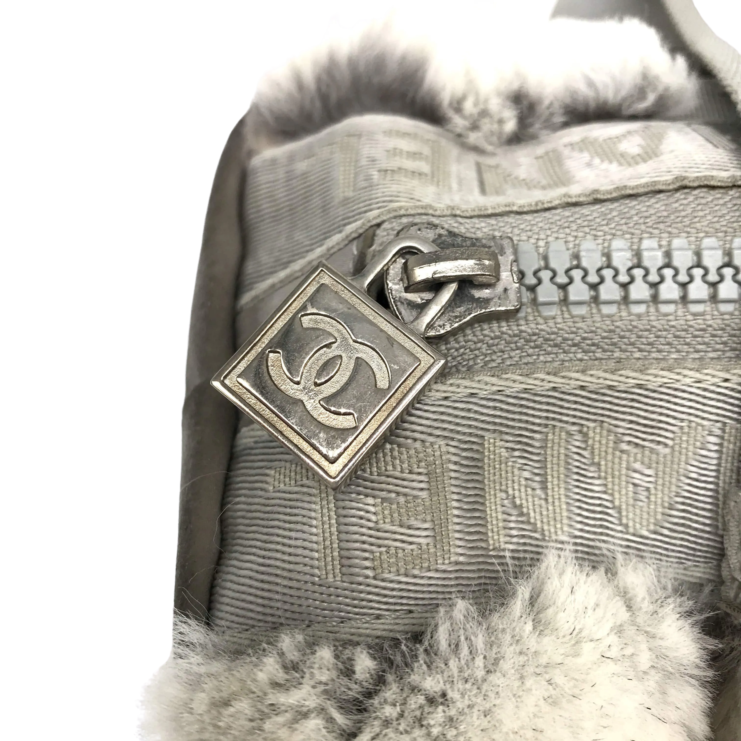 Vintage Chanel Fur Tote (COLLECTIBLE)